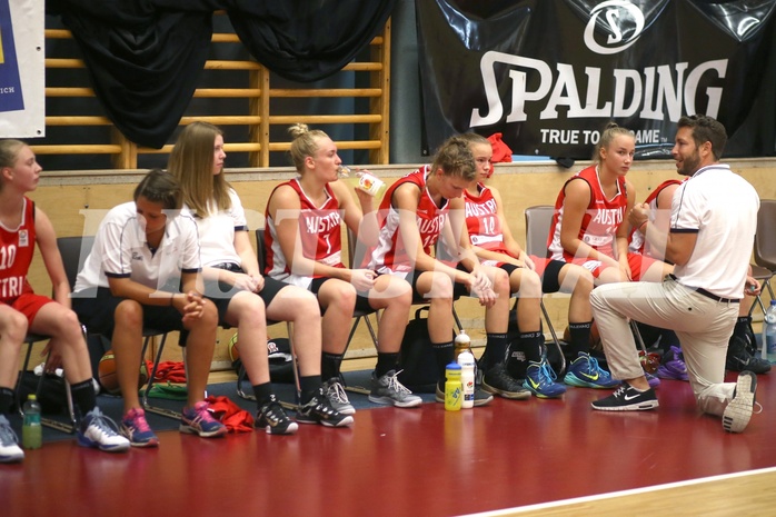 Basketball Nationalteam WU16 2015  Team Austria vs. Team Denmark


