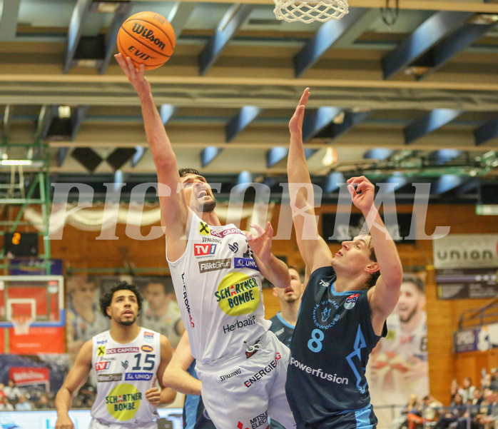 Basketball Superliga 2023/24, Grunddurchgang 16.Runde Gmunden Swans vs. Vienna Timberwolves


