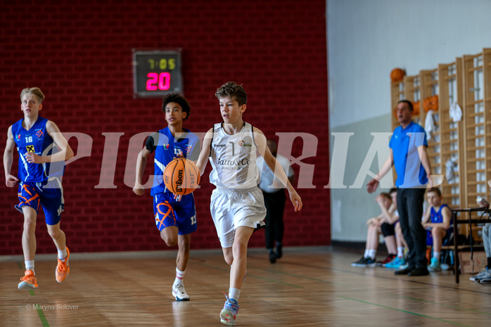 31.03.2025 Österreichischer Basketballverband 2024/25, SLMU14 Basket Flames WAT vs. FSN Baskets Wels