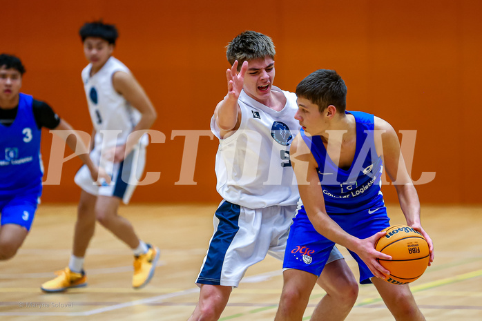24.11.2024 Österreichischer Basketballverband 2024/25, SLMU16, Vienna Timberwolves vs. ATSE Graz