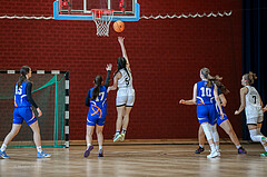 27.04.2025 Österreichischer Basketballverband 2024/25, SLWU16 VF Basket Flames UNION vs. DBB  Basketgirls Wels