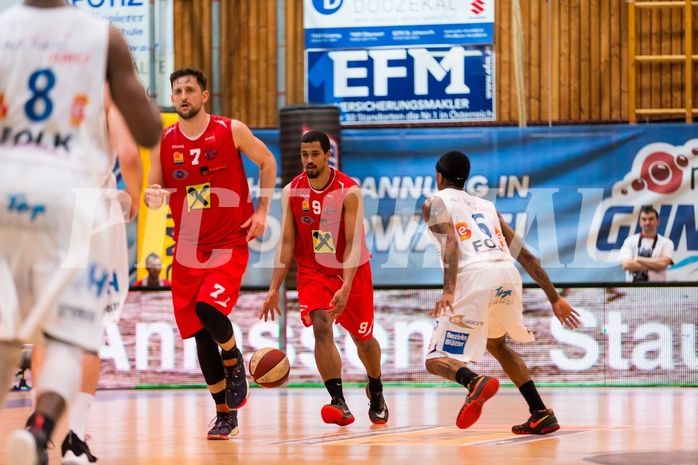 Basketball, ABL 2016/17, Playoff HF Spiel 2, Oberwart Gunners, WBC Wels, Lorenzo O'Neal (9)