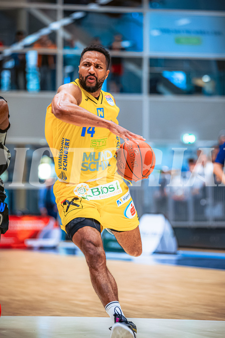 Basketball, Win2Day Superliga 2022/23, Viertelfinale Spiel 4, SKN St. Pölten Basketball, Raiffeisen Flyers Wels, Michael Holton Jr. (14)