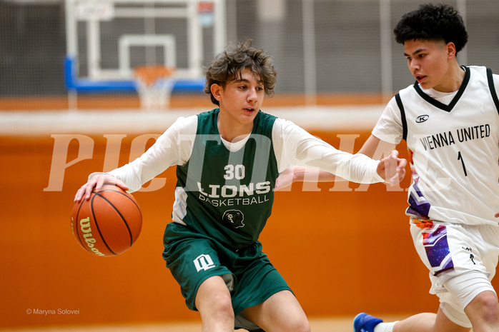 08.03.2025 Österreichischer Basketballverband 2024/25, SLMU16, Post SV Wien vs Dornbirn Lions