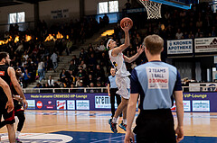 Basketball, Basketball Superliga 2022/23, Platzierungsrunde 3, Oberwart Gunners, BC Vienna, Derek Hanes (14)