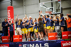 Basketball, Win2Day Basketball Damen Superliga 2023/24, Playoff, Finale Spiel 3, SKN St. Pölten, UBI Graz, 