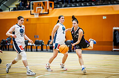 Basketball, Win2Day Basketball Damen Superliga 2023/24, Grunddurchgang 12.Runde, Vienna Timberwolves, Vienna United, Klara Brunner (25)
