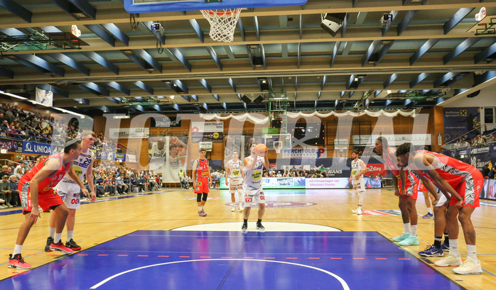 Basketball Superliga 2022/23, Grunddurchgang Spiel 7 Gmunden Swans vs. Traiskirchen Lions


