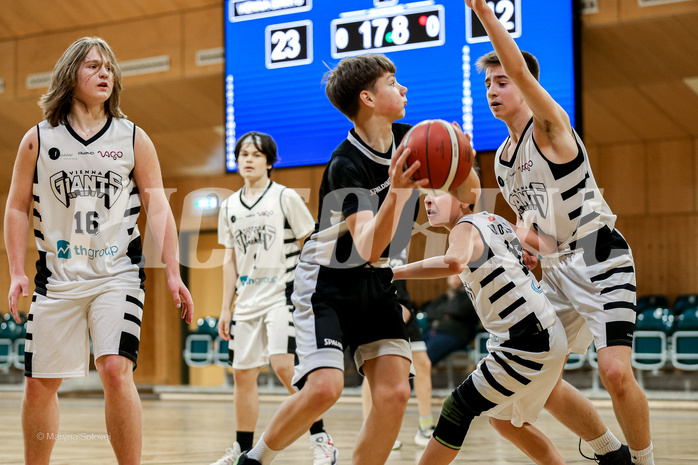 22.03.2025 Österreichischer Basketballverband 2024/25, SLMU14, Vienna Giants vs. BBC Nord Dragonz 