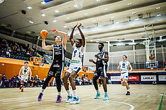 Basketball, Win2Day Superliga 2023/24, 3. Qualifikationsrunde, Vienna Timberwolves, Kapfenberg Bulls, David Vötsch (9)