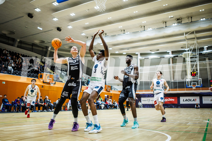 Basketball, Win2Day Superliga 2023/24, 3. Qualifikationsrunde, Vienna Timberwolves, Kapfenberg Bulls, David Vötsch (9)