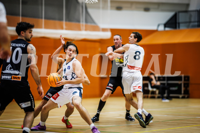 Basketball, Basketball Zweite Liga 2024/25, Grunddurchgang 11.Runde, Vienna Timberwolves, Mattersburg Rocks, Ivor Kuresevic (44)