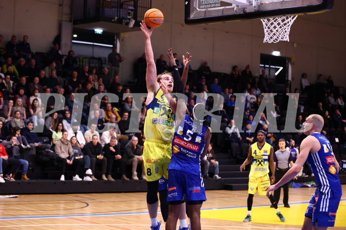 06.01.2025, Graz, Raiffeisen Sportpark Graz, Basketball Superliga 2024/25, Grunddurchgang, Runde 17, UBSC Graz - Oberwart Gunners