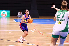 15.03.2025, Graz, Raiffeisen Sportpark, Basketball Damen Superliga 2024/25, Semifinale Spiel 1, UBI Graz vs. UBSC-DBBC Graz,  