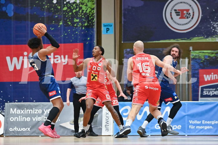 Basketball Superliga 2024/25, Playoff, Viertelfinale Spiel 1, Flyers Wels vs BBC Nord Dragonz,
