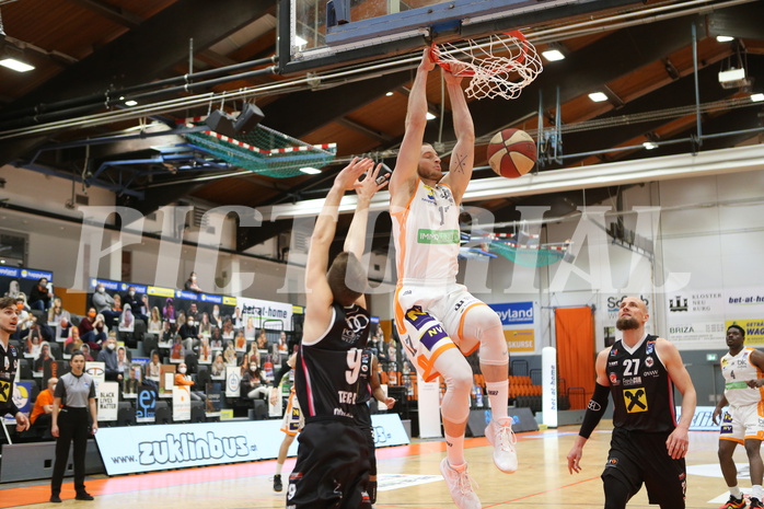 Basketball Superliga 2020/21, 6. Plazierungsrunde Klosterneuburg Dukes vs. Flyers Wels


