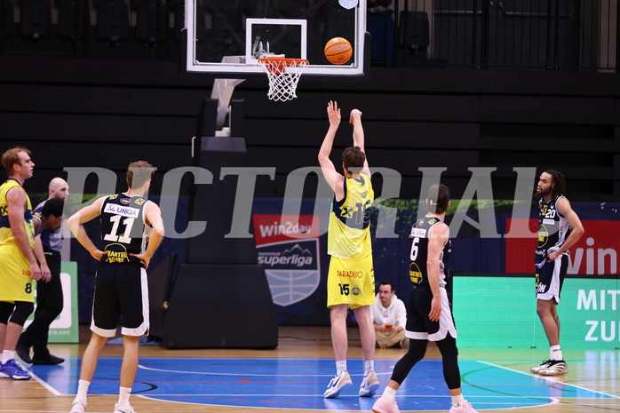 28.03.2025, Graz, Raiffeisen Sportpark Graz, Basketball Superliga 2024/25, 7. Platzierungsrunde, UBSC Graz - Gmunden Swans