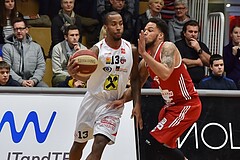 Basketball ABL 2015/16 Grunddurchgang 21.Runde WBC Wels vs BC Vienna