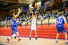 Basketball, Admiral Basketball Superliga 2019/20, Grunddurchgang 10.Runde, Kapfenberg Bulls, Oberwart Gunners, Lukas Hahn (6)