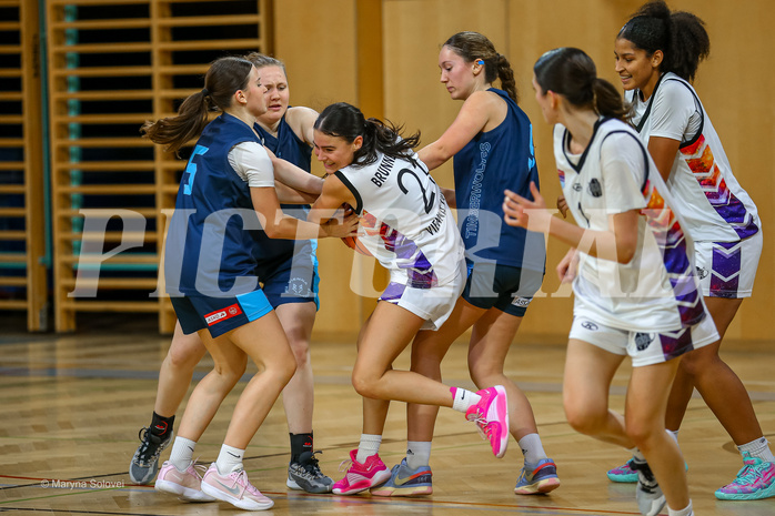 01.12.2024 Österreichischer Basketballverband 2024/25, SLWU19, Vienna United vs. Vienna Timberwolves