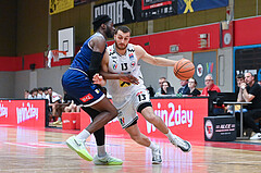 Basketball Superliga 2024/25, Playoff, Viertelfinale Spiel 3, Flyers Wels vs BBC Nord Dragonz,
