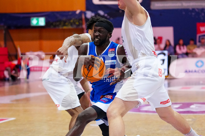 Win2day Basketball Superliga 2023/24, 2.Platzierungsrunde, Kapfenberg vs. Oberwart



