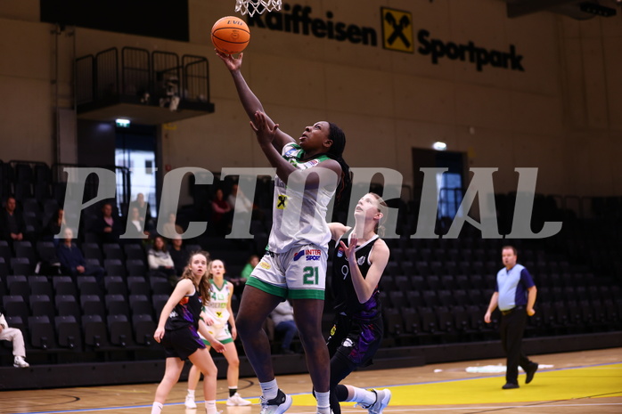 17.12.2023, Graz, Raiffeisen Sportpark, Basketball Damen Superliga 2023/24, Grunddurchgang 7.Runde, UBI Holding Graz - Vienna United Women,  