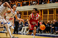 Basketball, win2day Basketball Superliga 2024/25, Grunddurchgang Runde 21, BBC Nord Dragonz, BC Vienna, Zac Owens (2)