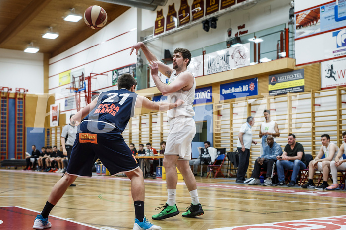 Basketball, Basketball Zweite Liga, Grunddurchgang 19.Runde, Basket Flames, BBC Nord Dragonz, Justin Vallejo (25)