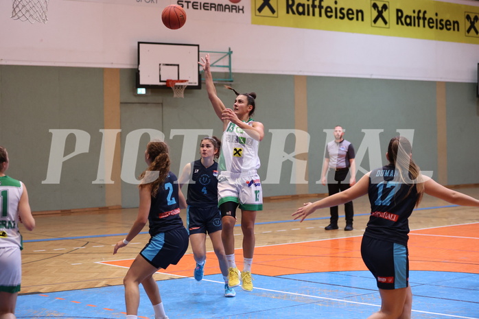 13.11.2022, Unionhalle A, Damen Austria Basketball Cup 2022/23, Viertelfinale,  UBI Holding Graz vs. Vienna Timberwolves,  