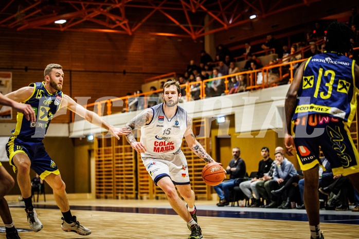 Basketball, win2day Basketball Superliga 2022/23, Grunddurchgang Runde 21, BBC Nord Dragonz, UBSC Graz, Nicolas Scott Allen (15)