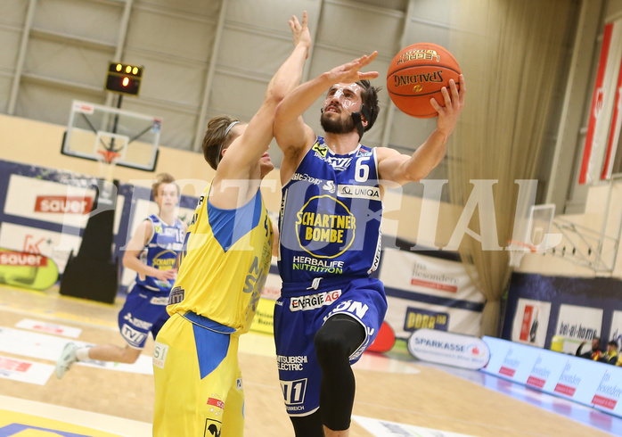 Basketball Superliga 2021/22, 5.Plazierungsrunde SKN St.Pölten vs. Gmunden Swans
