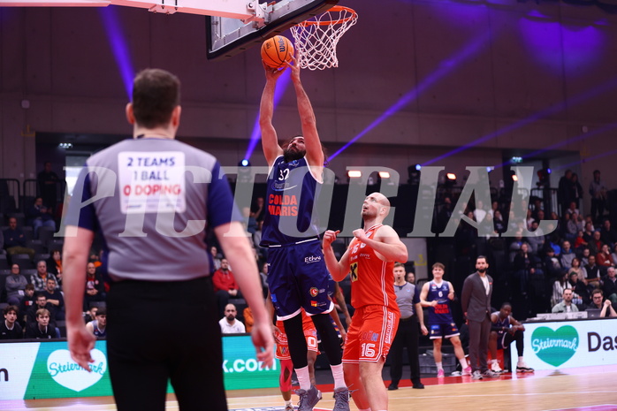 18.01.2025, Graz, Raiffeisen Sportpark, Basketball Austria Cup 2025, Final Four, Semifinale, Flyer Wels vs BBC Nord,  