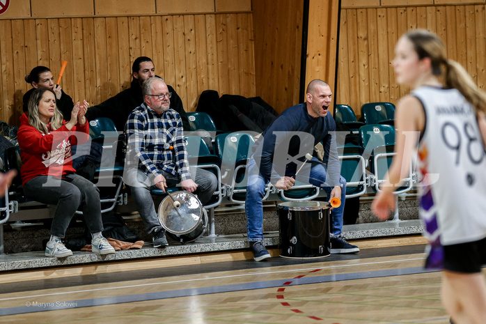 16.02.2025 Österreichischer Basketballverband 2024/25, SLWU16 Vienna United vs Basket Duchess