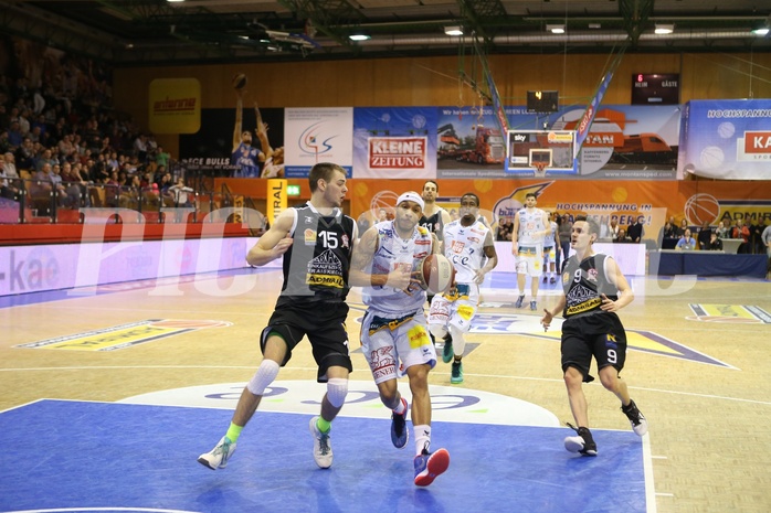 Basketball ABL 2015/16 Grunddurchgang 29.Runde Kapfenberg Bulls vs. Traiskirchen Lions