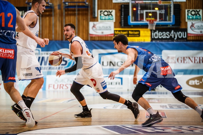 Basketball, ABL 2018/19, Grunddurchgang 25.Runde, Oberwart Gunners, Kapfenberg Bulls, Hayden Thomas Lescault (11)