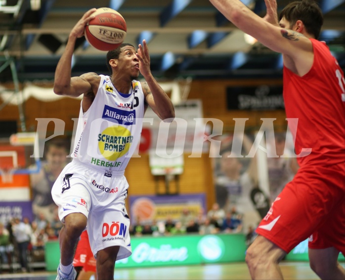 Basketball ABL 2015/16 Grunddurchgang 26.Runde Gmunden Swans vs. WBC Wels