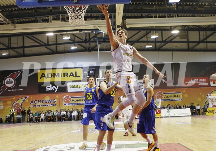 Basketball ABL 2015/16 Grunddurchgang 19.Runde  Güssing Knights vs UBSC Graz