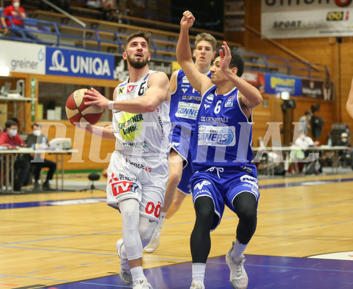 Basketball Superliga 2020/21, Halbfinale Spiel 1 Gmunden Swans vs. Oberwart Gunners


