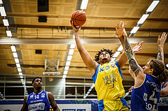 Basketball, bet-at-home Basketball Superliga 2021/22, Grunddurchgang 15.Runde, SKN St. Pölten Basketball, Oberwart Gunners, Rashaan Guylain Mbemba (12)