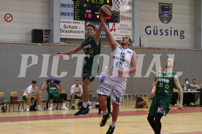 Basketball 2.Bundesliga 2020/21 Grunddurchgang 15.Runde  Jennersdorf Blackbirds vs Dornbirn Lions