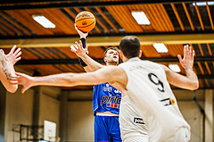 Basketball, Basketball Zweite Liga 2023/24, Viertelfinale Spiel 2, Mattersburg Rocks, Kufstein Towers, Justin Sedlak (35)