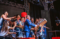 Basketball, Win2Day Superliga 2022/23, Playoff, Finale Spiel 4, BC Vienna, Gmunden Swans, 