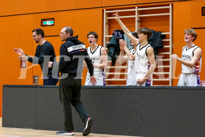 11.01.2025 Österreichischer Basketballverband 2024/25, SLMU19, Vienna United vs BC Vienna