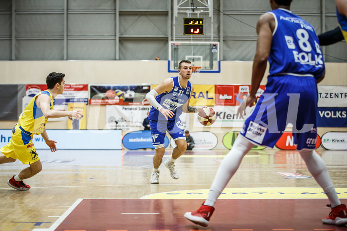 Basketball, Admiral Basketball Superliga 2019/20, Grunddurchgang 15.Runde, St. Pölten, Oberwart Gunners, Saimon Sutt (11)