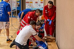 Basketball, ABL 2017/18, Grunddurchgang 23.Runde, Oberwart Gunners, Traiskirchen Lions, Gregg Denzel (9)