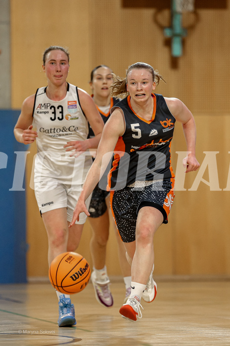 22.02.2025 Österreichischer Basketballverband 2024/25, SLWU19 Basket Flames UNION vs Basket Duchess