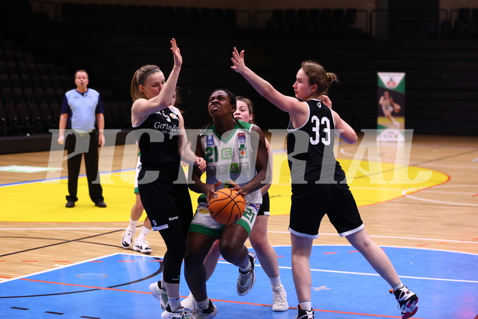 02.03.2024, Graz, Raiffeisen Sportpark, Basketball Damen Superliga 2023/24, Grunddurchgang 14.Runde, UBI Holding Graz - Basket Flames Women ,  