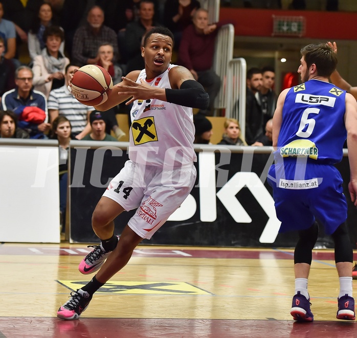 Basketball ABL 2015/16 Grunddurchgang 34. Runde WBC Wels vs Gmunden Swans