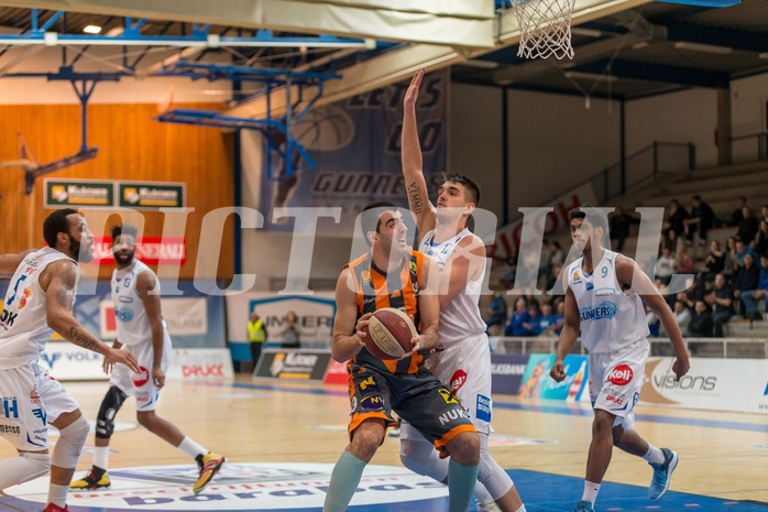 Basketball, ABL 2017/18, Grunddurchgang 17.Runde, Oberwart Gunners, Klosterneuburg Dukes, Edin Bavcic (13)